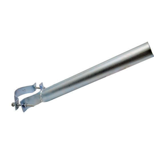 Nosač ulične svjetiljke-LIRA 2" M450002 Ø60 130-150 mm ugao lire 30° 51 mm dužina — slika 1