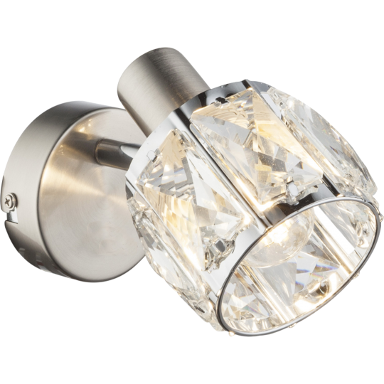 Lampa spot -S M160710  1xE14 40W Hrom-staklo — slika 1