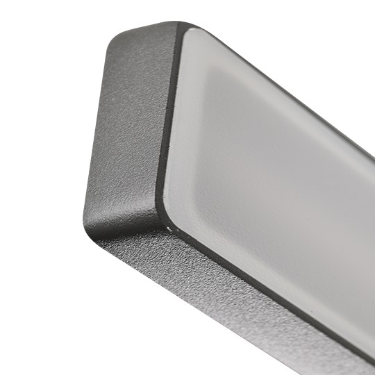 Lampa LED zidna linearna M1058/1000 18W 4000K crna IP54 1600lm — slika 5