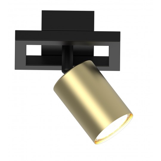 Lampa spot zlatno-crna 1XGU10 max.35W M190410 — slika 1