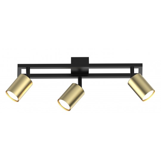 Lampa spot zlatno-crna 3XGU10 max.35W M190430 — slika 2