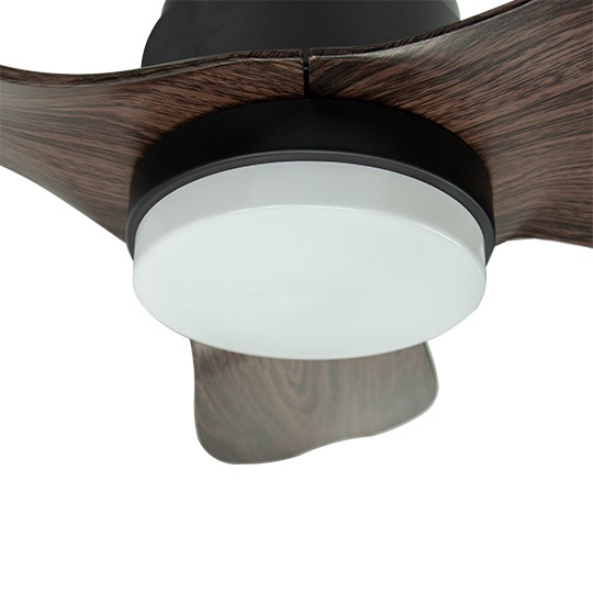Ventilator plafonski MV5012-CWDD tamno braon drvo 3 kraka 35W sa svjetlom CCT LED 20W sa daljinskim upravljačem — slika 2