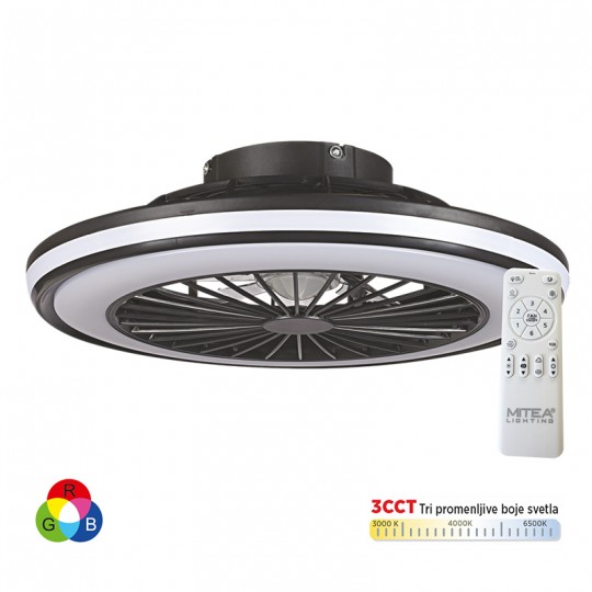 Plafonski ventilator sa RGB svjetlom