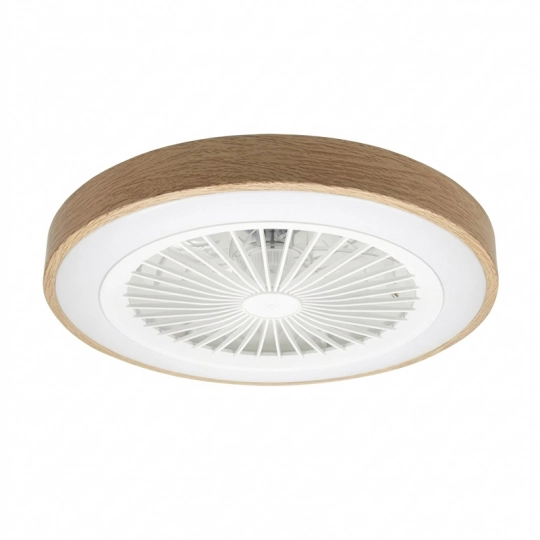 Ventilator plafonski MV5020-WD-2 boja drveta 20W sa svjetlom CCT LED 25W fi508mm sa daljinskim upravljačem Mitea Lighting — slika 2