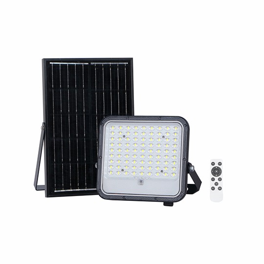 Reflektor LED solarni M452080-C5 50Wset crni 6500K IP65 AL — slika 1