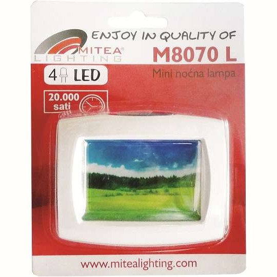 Lampa noćna LED M8010L M8070L priroda  0,4W mini noćno svjetlo Mitea — slika 2