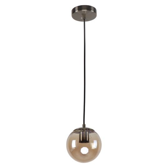 Luster  visilica M10820-1V 1xE27 220v Staklena kugla Braon — slika 1
