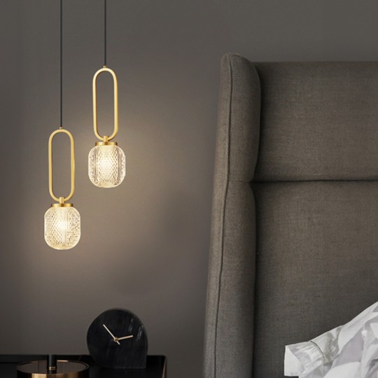 Luster visilica LED M10920-1 GD 1xG9  zlatna — slika 2