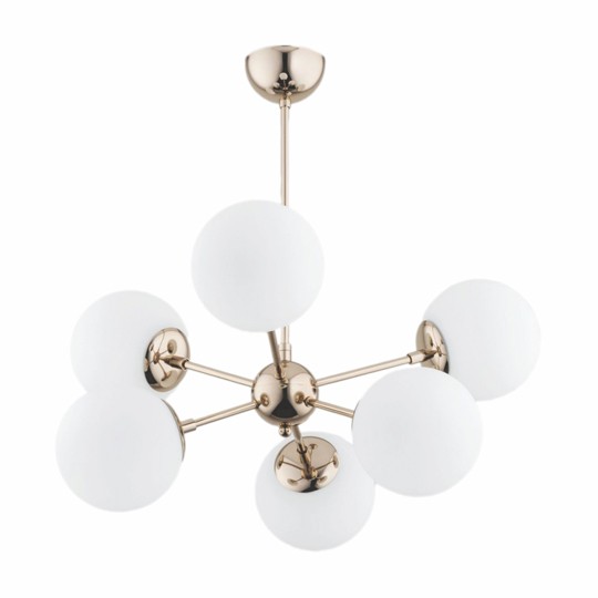 Luster zlatni M11095-6 6xE27 Max.60W/220V Mitea Lighting — slika 1
