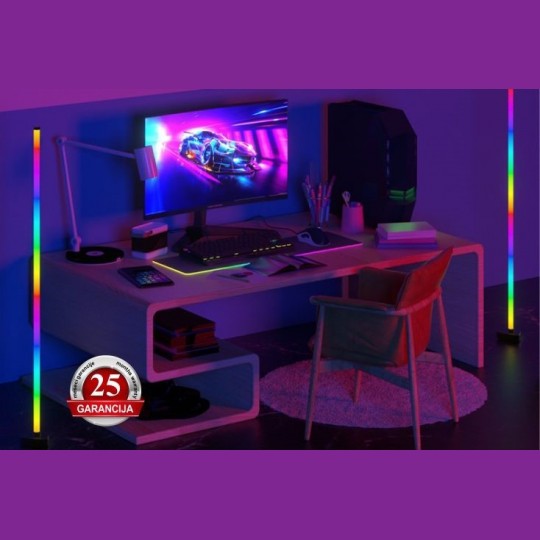 Podna Lampa M21004-BT LED 12W RGB sa daljinskim i adapterom — slika 3