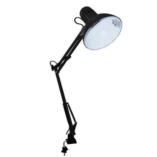 Lampa stolna M1070 1x40w E27 crna stona lampa — slika 1