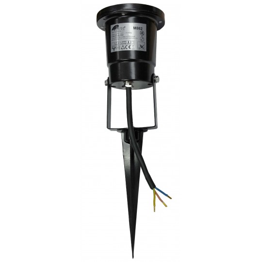 Lampa  ubodna spoljna max50W/GU10/IP54 crna fi92x95x315 Mitea  M862 — slika 3