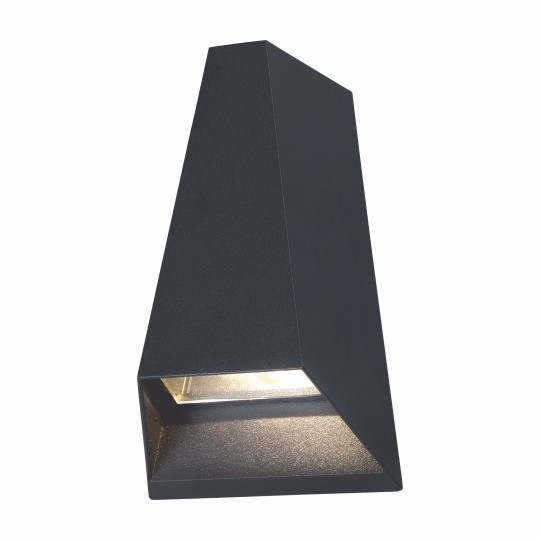 Lampa zidna M954050 C Crna   2x3W LED 4000K IP54 Mitea — slika 1