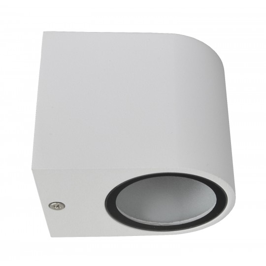 Lampa Zidna bastenska M952011 1xGU10  BIJELA   IP44  Dim: 80x91x68mm Mitea — slika 1