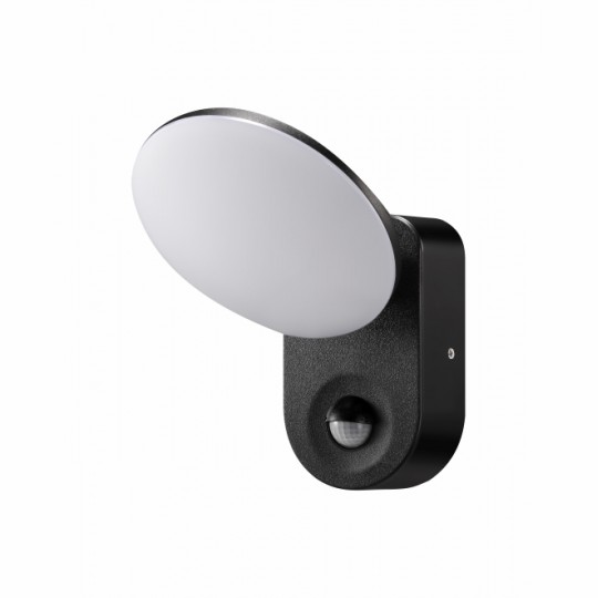 Lampa LED zidna zglobna M272-ST94-S crna 15W IP65 sa IR senzorom pokreta 3Y Mitea — slika 1