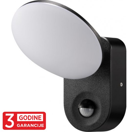 Lampa LED zidna zglobna M272-ST94-S crna 15W IP65 sa IR senzorom pokreta 3Y Mitea — slika 2