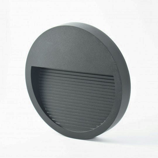 Lampa-spoljna nadgradna IP65 M953015 siva krug   6W 4000K LED — slika 1