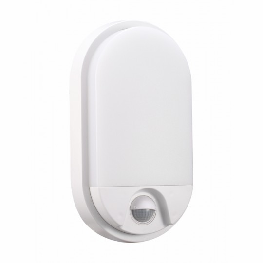 Lampa LED zidna M272-72B-S bijela 15W IP54 sa IR senzorom pokreta 3Y Mitea — slika 1