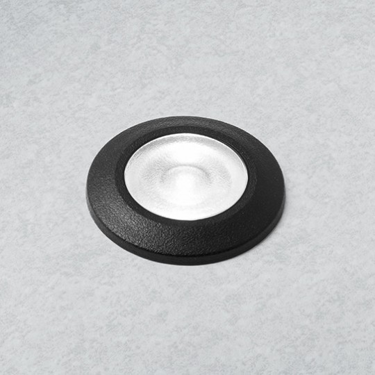 Lampa  crna spoljna ugradna okrugla  IP67 1xG9 LED 1.7W 4000K Fumagalli — slika 1