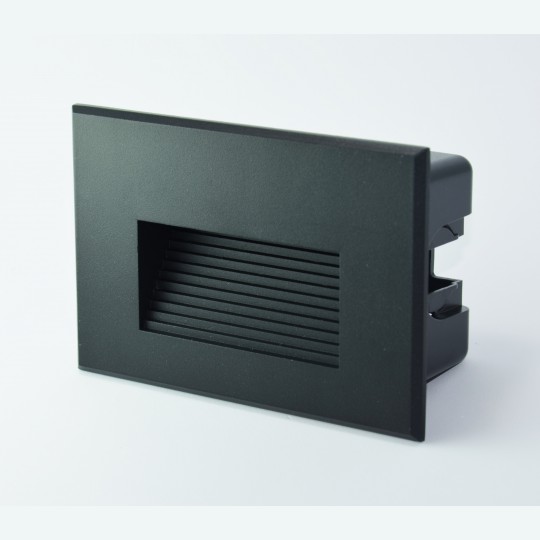 Lampa spoljna ugradna  kvadrat M953012 CRNA 3W 4000K LED Mitea Lighting — slika 2