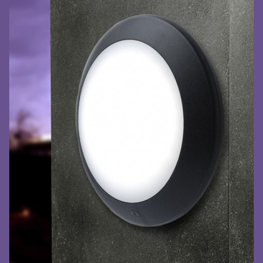 Lampa zidna/plafonska BERTA 275mm 1XE27 crna — slika 1
