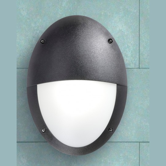 Lampa Zidna /plaf.A MADDI VE crnaIP66 1xE27 max.60W .E27 Fumagalli — slika 1