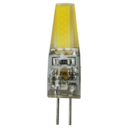 Sijalica LED G4 230V  2W 6500K Mitea 130Lm Silikonska  Dim: 9,6mm x H35mm — slika 1