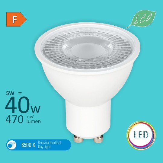 Sijalica LED  GU10  M1 5W 6500K  170-250V Mitea — slika 1