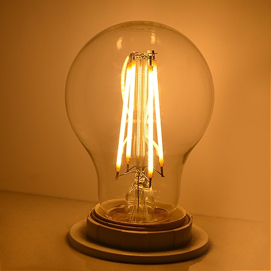 Sijalica LED Filament dimabilna A60  E27 8W 2700K 230V 880lm Mitea Lighting — slika 2
