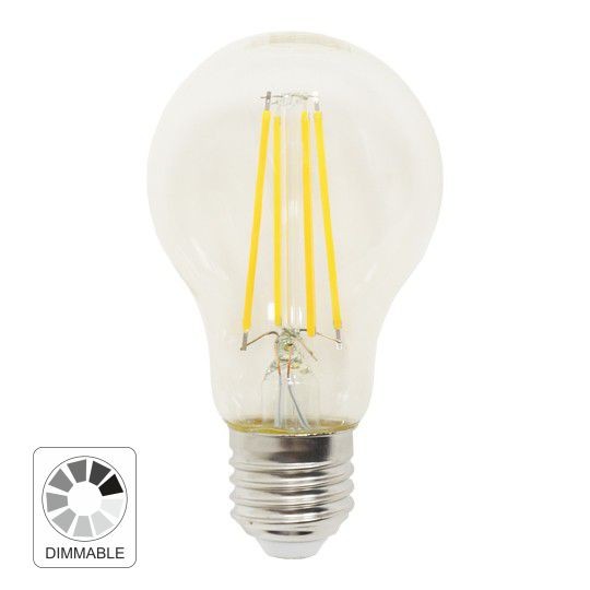 Sijalica LED Filament dimabilna A60  E27 8W 2700K 230V 880lm Mitea Lighting — slika 3