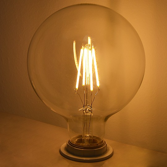 Sijalica LED Filament DIMABILNA  G125 8W 2700K E27 230v 880lm Mitea — slika 2