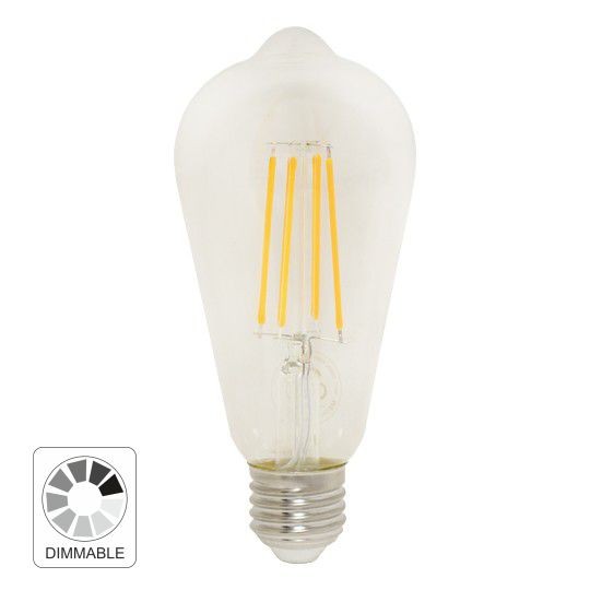 Sijalica LED Filament AMBER dimabilna ST64 8W 2200K E27 230v 880lm Mitea — slika 3