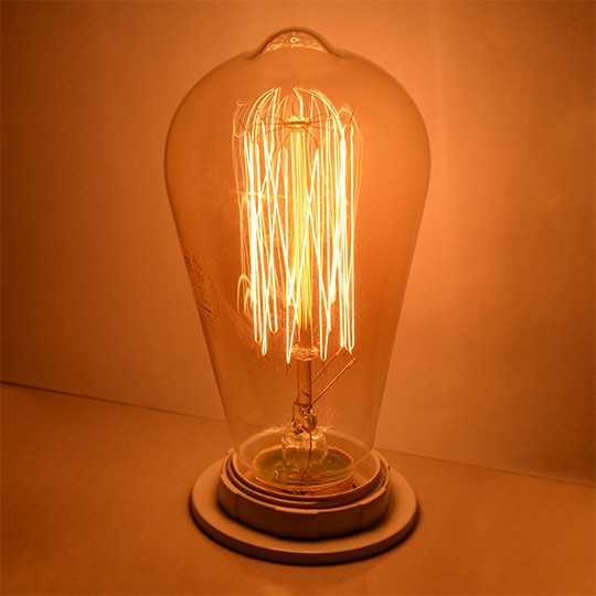 Sijalica  E27 60W ST64  2200K dekorativna RETRO AMBER  Mitea Lighting — slika 1