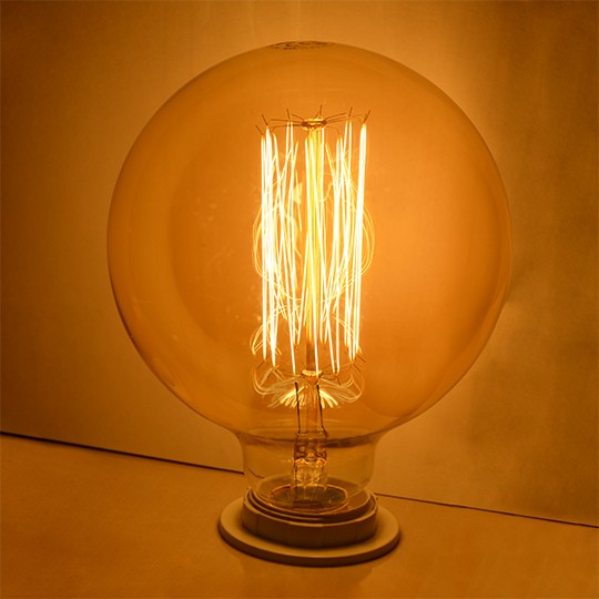 Sijalica  E27 60W  G125  2200K dekorativna RETRO AMBER  Mitea Lighting — slika 1