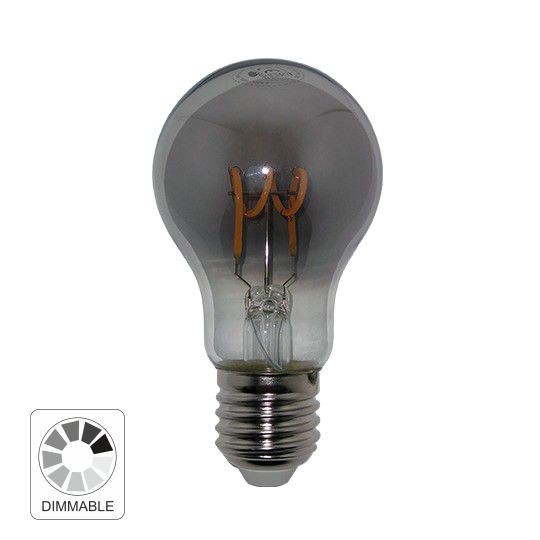 Sijalica LED filament E27 4W A60 2200K FLEX SMOKY dimabilna  230V 140lm — slika 3