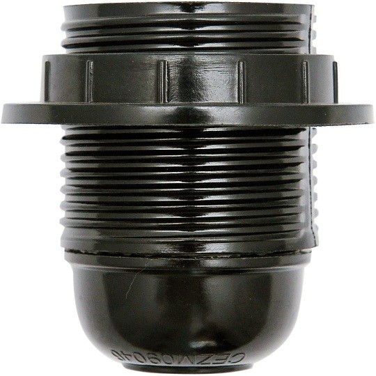 Grlo E27 bakelit luster crno (269)M* — slika 2