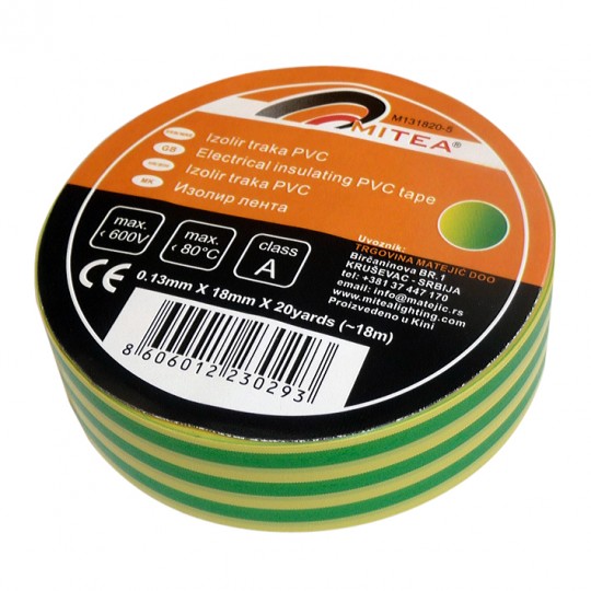 Izolir traka žuto/zelena MI3820-5 — slika 2