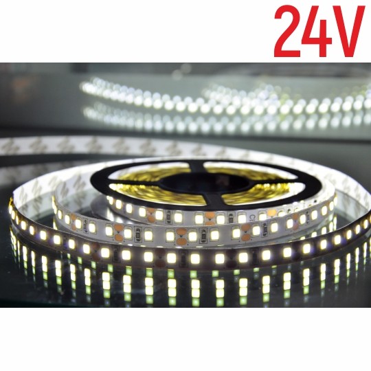 TRAKA LED MLR-2835-120  24V 4000K  LED  5m 24V 7,5W 120 LED/1m — slika 1