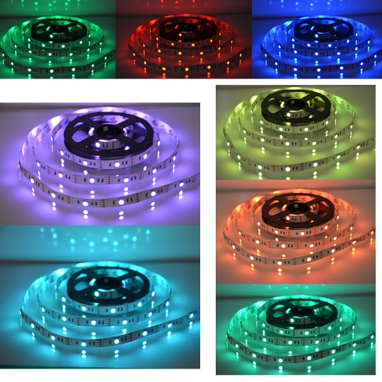 SET RGB MLL-5050-30 5V  2 metra  IP20 7.2W  Mitea — slika 1