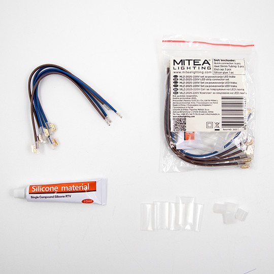 Set konektora sa priborom za povezivanje LED trake MLZ-2025-220V — slika 2