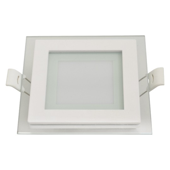Panel LED stakleni ugradni kocka 6W 6500K — slika 1