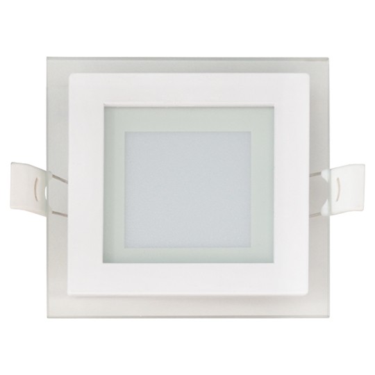 Panel LED stakleni ugradni kocka 6W 6500K — slika 2