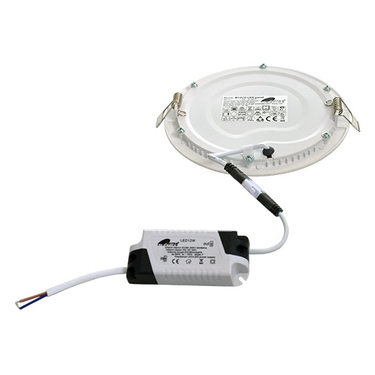 Panel LED ugradni okrugli 12W 4000K 920lm — slika 3