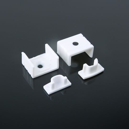 Aluminijumski profil za LED trake plitki M509 nadgradni 2000x17.4x7mm set sa difuzerom — slika 3