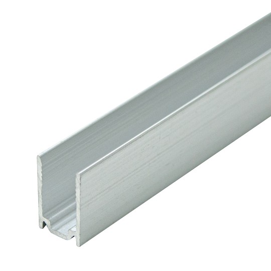 Aluminijumski profil za neon trake M76  7.6x12.1x2000mm set bez difuzora sivi nadgradni — slika 3