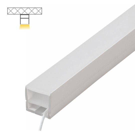 Profil silikonski za neon trake 12x12mm sa difuzerom 10m — slika 3