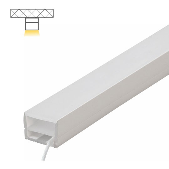 Profil silikonski za neon trake 15x10mm sa difuzerom 10m — slika 3