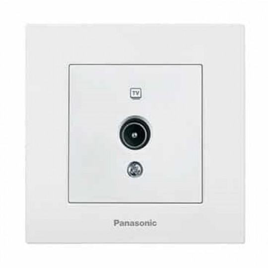 Priključnica Panasonic TV završna bela WKTC0451-2WH EU4 Karre Plus — slika 1