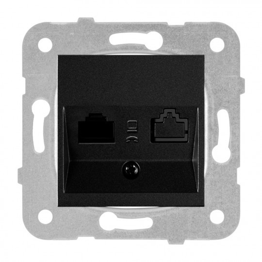 Priključak EU4 CAT6 crna WKTT0405-2BL Panasonic — slika 1
