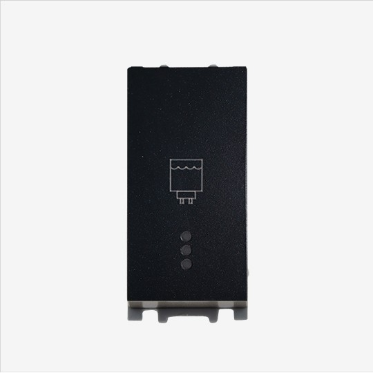 Prekidač za BOJLER Panasonic 1M INDIKATORSKI crni 16A WT8(WVTT10021BL)01 EU2 Thea Modular — slika 1